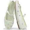 imageProject Cloud Crystal Mesh Ballet Flats for Women Memory Foam  Mesh Flats Women Footwear ampamp Ballet Shoes for Women  NonSlip Women Flats  Casual Ballerina Flats for Women AmityMint