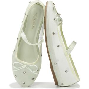imageProject Cloud Crystal Mesh Ballet Flats for Women Memory Foam  Mesh Flats Women Footwear ampamp Ballet Shoes for Women  NonSlip Women Flats  Casual Ballerina Flats for Women AmityMint