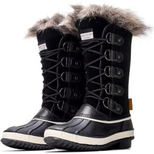 imageProject Cloud Womens Snow Boots  Genuine Leather Memory Foam Insole Fur MidCalf Winter Snow Boots for Women Footwear  Lightweight NonSlip Outdoor Shoes VenturaBlack