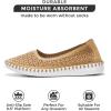 imageProject Cloud Flats for Women Footwear Memory Foam ampamp Flexible Outsole Loafers for Womens Fashion Sneakers  Womens Shoes Sockless Wear Machine Wash Shoes for Women PetuniaNude
