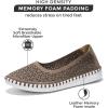 imageProject Cloud Flats for Women Footwear Memory Foam ampamp Flexible Outsole Loafers for Womens Fashion Sneakers  Womens Shoes Sockless Wear Machine Wash Shoes for Women PetuniaGrey