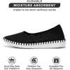 imageProject Cloud Flats for Women Footwear Memory Foam ampamp Flexible Outsole Loafers for Womens Fashion Sneakers  Womens Shoes Sockless Wear Machine Wash Shoes for Women PetuniaBlack