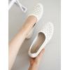 imageProject Cloud Flats for Women Footwear Memory Foam ampamp Flexible Outsole Loafers for Womens Fashion Sneakers  Womens Shoes Sockless Wear Machine Wash Shoes for Women PetuniaWhite