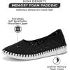 imageProject Cloud Flats for Women Footwear Memory Foam ampamp Flexible Outsole Loafers for Womens Fashion Sneakers  Womens Shoes Sockless Wear Machine Wash Shoes for Women PetuniaBlack