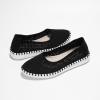 imageProject Cloud Flats for Women Footwear Memory Foam ampamp Flexible Outsole Loafers for Womens Fashion Sneakers  Womens Shoes Sockless Wear Machine Wash Shoes for Women PetuniaBlack