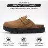 imageProject Cloud Genuine Leather Clogs for Women  Memory Foam Arch Support Women Footwear Womens Casual Shoes NonSlip Platform Clogs Mules for Women 2025  Women Shoes Benton ChunkyTan