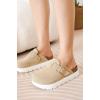 imageProject Cloud Genuine Leather Clogs for Women  Memory Foam Arch Support Women Footwear Womens Casual Shoes NonSlip Platform Clogs Mules for Women 2025  Women Shoes Benton ChunkyBeige