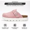 imageProject Cloud Genuine Leather Clogs for Women  Memory Foam Arch Support Women Footwear Womens Casual Shoes NonSlip Platform Clogs Mules for Women 2025  Women Shoes Benton ChunkyMauv