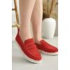 imageProject Cloud Genuine Leather Shoes Women  Memory Foam Womens Shoes ampamp Loafers for Women Non Slip Leather Shoes for Women Flexible Sole Loafers for Women 2025  Women Footwear FilideRed