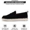 imageProject Cloud Genuine Leather Shoes Women  Memory Foam Womens Shoes ampamp Loafers for Women Non Slip Leather Shoes for Women Flexible Sole Loafers for Women 2025  Women Footwear FilideBlack