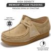 imageProject Cloud Genuine Leather Womens Shoes  Memory Foam Insole Oxford Shoes for Women Footwear  Lightweight AntiSlip Sole Casual Work Loafers with Lace WallyWheat