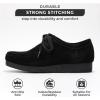 imageProject Cloud Genuine Leather Womens Shoes  Memory Foam Insole Oxford Shoes for Women Footwear  Lightweight AntiSlip Sole Casual Work Loafers with Lace WallyBlack