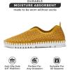 imageProject Cloud Lightweight Shoes for Woman  Slip on Sneakers for Women wFlexible Outsole Loafers for Women wMemory Foam Insole Machine Wash Women Footwear  Sockless Wear Flats RoseYellow