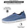 imageProject Cloud Lightweight Shoes for Woman  Slip on Sneakers for Women wFlexible Outsole Loafers for Women wMemory Foam Insole Machine Wash Women Footwear  Sockless Wear Flats RoseBlue