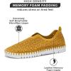 imageProject Cloud Lightweight Shoes for Woman  Slip on Sneakers for Women wFlexible Outsole Loafers for Women wMemory Foam Insole Machine Wash Women Footwear  Sockless Wear Flats RoseYellow