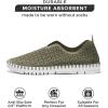 imageProject Cloud Lightweight Shoes for Woman  Slip on Sneakers for Women wFlexible Outsole Loafers for Women wMemory Foam Insole Machine Wash Women Footwear  Sockless Wear Flats RoseOlive