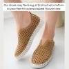 imageProject Cloud Loafers Shoes for Women Memory Foam Womens Shoes ampamp Slipon Shoes Women Footwear Lightweight Womens Flats  NonSlip Women Sneakers  Washable Flats LilyBeige