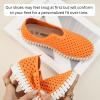 imageProject Cloud Loafers Shoes for Women Memory Foam Womens Shoes ampamp Slipon Shoes Women Footwear Lightweight Womens Flats  NonSlip Women Sneakers  Washable Flats LilyOrange