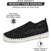imageProject Cloud Loafers Shoes for Women Memory Foam Womens Shoes ampamp Slipon Shoes Women Footwear Lightweight Womens Flats  NonSlip Women Sneakers  Washable Flats LilyBlack
