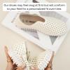 imageProject Cloud Loafers Shoes for Women Memory Foam Womens Shoes ampamp Slipon Shoes Women Footwear Lightweight Womens Flats  NonSlip Women Sneakers  Washable Flats LilyWhite
