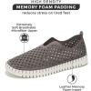imageProject Cloud Loafers Shoes for Women Memory Foam Womens Shoes ampamp Slipon Shoes Women Footwear Lightweight Womens Flats  NonSlip Women Sneakers  Washable Flats LilyGrey