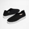 imageProject Cloud Platform Sneakers for Women  Leather Insole Shoes for Women wMemory Foam Loafers for Women  Casual Women Footwear wFlexible Outsole Womens Slip on Sneakers AsterBlack
