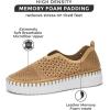 imageProject Cloud Platform Sneakers for Women  Leather Insole Shoes for Women wMemory Foam Loafers for Women  Casual Women Footwear wFlexible Outsole Womens Slip on Sneakers AsterNude