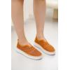 imageProject Cloud Platform Sneakers for Women  Leather Insole Shoes for Women wMemory Foam Loafers for Women  Casual Women Footwear wFlexible Outsole Womens Slip on Sneakers AsterChestnut