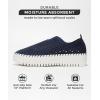 imageProject Cloud Platform Sneakers for Women  Lightweight Shoes for Women  SlipOn Womens Shoes Non Slip Work Shoes Women Leather Insole Walking Shoes Women Footwear DaffodilBlue