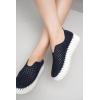 imageProject Cloud Platform Sneakers for Women  Lightweight Shoes for Women  SlipOn Womens Shoes Non Slip Work Shoes Women Leather Insole Walking Shoes Women Footwear DaffodilBlue