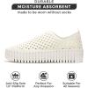 imageProject Cloud Platform Sneakers for Women  Lightweight Shoes for Women  SlipOn Womens Shoes Non Slip Work Shoes Women Leather Insole Walking Shoes Women Footwear DaffodilWhite