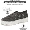 imageProject Cloud Platform Sneakers for Women  Lightweight Shoes for Women  SlipOn Womens Shoes Non Slip Work Shoes Women Leather Insole Walking Shoes Women Footwear DaffodilGrey
