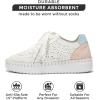 imageProject Cloud Shoes for Women with Leather Insole  Platform Sneakers for Women ampamp Womens Loafers with Memory Foam Flexible Womens Shoes Machine Wash ampamp Sockless Wear  Women Footwear AzaleaWhite