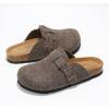 imageProject Cloud Womens Genuine Suede Footbed Clogs for Women  Memory Foam Arch Support Clog Slippers for Women  Trendy Slipons Womens Mules ampamp Clogs Sandals BentonGrey Wool