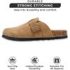 imageProject Cloud Womens Genuine Suede Footbed Clogs for Women  Memory Foam Arch Support Clog Slippers for Women  Trendy Slipons Womens Mules ampamp Clogs Sandals BentonChestnut Perforated