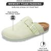imageProject Cloud Womens Genuine Suede Footbed Clogs for Women  Memory Foam Arch Support Clog Slippers for Women  Trendy Slipons Womens Mules ampamp Clogs Sandals BentonSage Suede