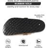 imageProject Cloud Womens Genuine Suede Footbed Clogs for Women  Memory Foam Arch Support Clog Slippers for Women  Trendy Slipons Womens Mules ampamp Clogs Sandals BentonChestnut Perforated