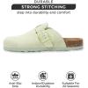 imageProject Cloud Womens Genuine Suede Footbed Clogs for Women  Memory Foam Arch Support Clog Slippers for Women  Trendy Slipons Womens Mules ampamp Clogs Sandals BentonSage Suede