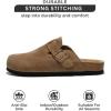 imageProject Cloud Womens Genuine Suede Footbed Clogs for Women  Memory Foam Arch Support Clog Slippers for Women  Trendy Slipons Womens Mules ampamp Clogs Sandals BentonTan Suede
