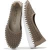imageProject Cloud Flats for Women Footwear Memory Foam ampamp Flexible Outsole Loafers for Womens Fashion Sneakers  Womens Shoes Sockless Wear Machine Wash Shoes for Women PetuniaGrey