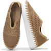 imageProject Cloud Platform Sneakers for Women  Leather Insole Shoes for Women wMemory Foam Loafers for Women  Casual Women Footwear wFlexible Outsole Womens Slip on Sneakers AsterNude
