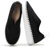 imageProject Cloud Platform Sneakers for Women  Leather Insole Shoes for Women wMemory Foam Loafers for Women  Casual Women Footwear wFlexible Outsole Womens Slip on Sneakers AsterBlack