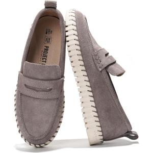 imageProject Cloud Genuine Leather Shoes Women  Memory Foam Womens Shoes ampamp Loafers for Women Non Slip Leather Shoes for Women Flexible Sole Loafers for Women 2025  Women Footwear FilideGrey