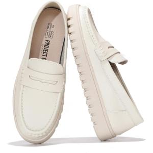 imageProject Cloud Genuine Leather Womens Loafers  Non Slip Work Shoes Women Footwear with Memory Foam Insole  Lightweight ampamp Flexible All Season Shoes Filide1Cream