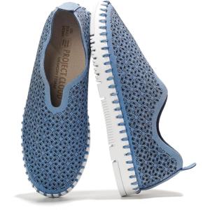 imageProject Cloud Lightweight Shoes for Woman  Slip on Sneakers for Women wFlexible Outsole Loafers for Women wMemory Foam Insole Machine Wash Women Footwear  Sockless Wear Flats RoseBlue