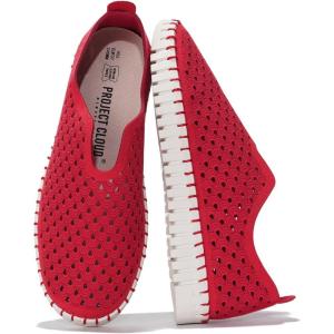 imageProject Cloud Loafers Shoes for Women Memory Foam Womens Shoes ampamp Slipon Shoes Women Footwear Lightweight Womens Flats  NonSlip Women Sneakers  Washable Flats LilyRed