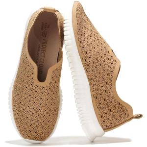 imageProject Cloud Platform Sneakers for Women Footwear  Memory Foam Comfortable Loafers for Women Shoes  Lightweight and NonSlip Shoes Slip on Sneakers OrchidTan