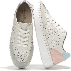 imageProject Cloud Shoes for Women with Leather Insole  Platform Sneakers for Women ampamp Womens Loafers with Memory Foam Flexible Womens Shoes Machine Wash ampamp Sockless Wear  Women Footwear AzaleaWhite