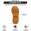 imageJohnna Cloud Clogs  Memory Foam Genuine Suede Slipon Mules NonSlip Sole  Comfortable Womens Shoes 2024Chestnut