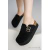 imageProject Cloud 100 Genuine Leather Clogs for Women  Wedge Womens Clogs Platform Slippers for Women  Memory Foam Womens Shoes  Mules for Women 2025  Heeled Womens Mules ampamp Clogs StephiBlack